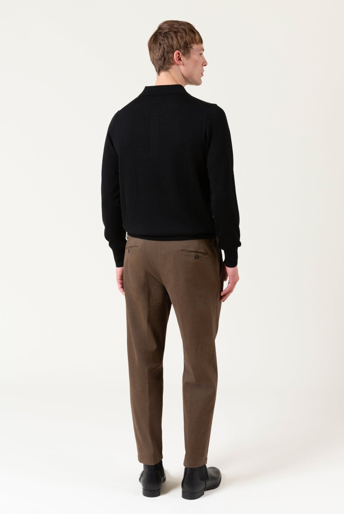 Autore Douglas Merino Wool Polo Sweater - Maglioni - autore - brand - Autore