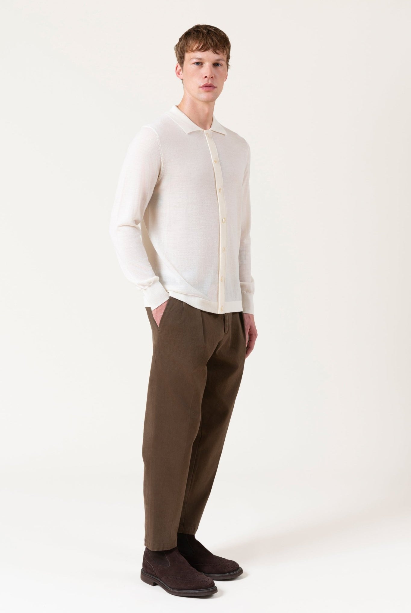 Autore Freeman Cardigan In Lana Merino - Maglioni - autore - brand - Autore
