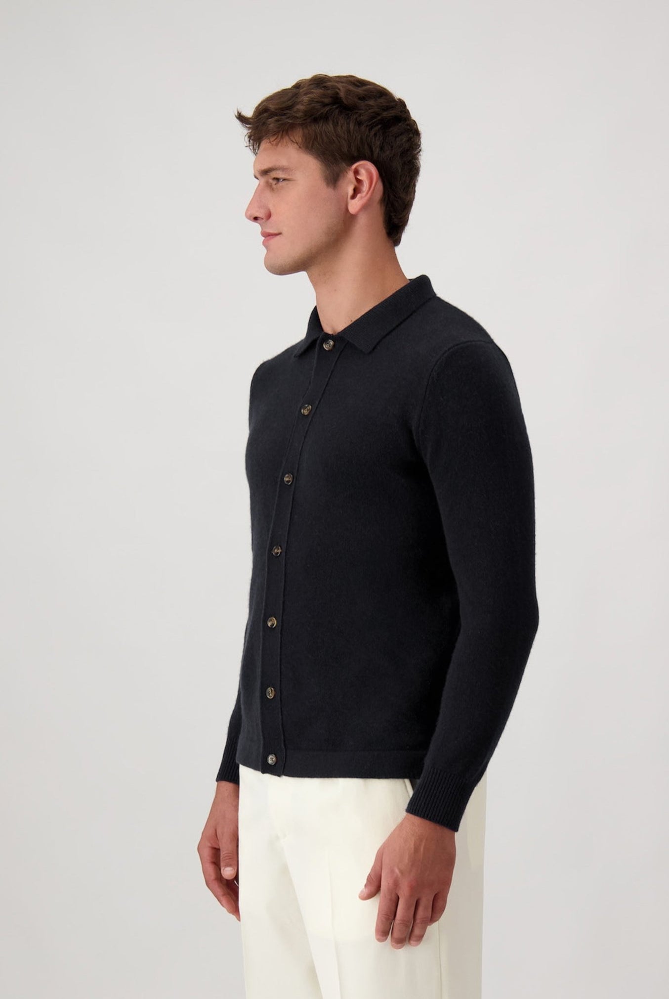 Cardigan Mcllroy In Lana E Cashmere - Maglioni - Autore - Autore