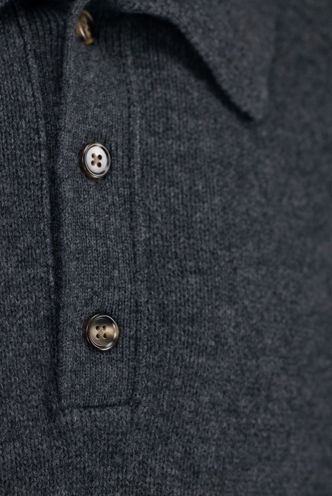 Maglia Polo Burton In Lana E Cashmere - Maglioni - Autore - Autore