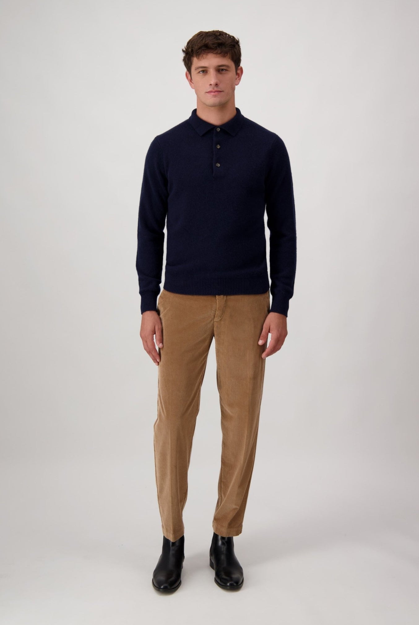 Maglia Polo Scheffler In Lana E Cashmere - Maglioni - Autore - Autore