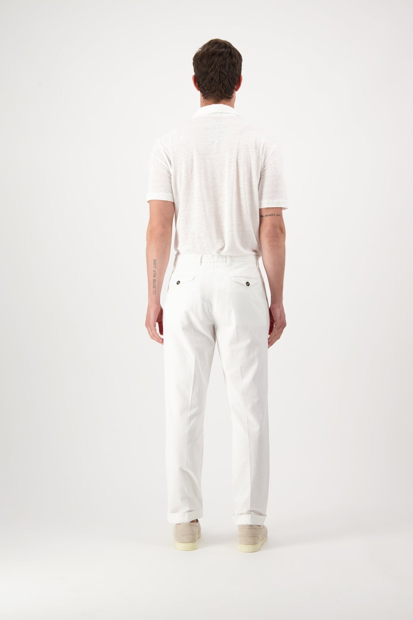 Pantaloni BG02 in Cotone e Lino - Pantaloni - Autore - Autore