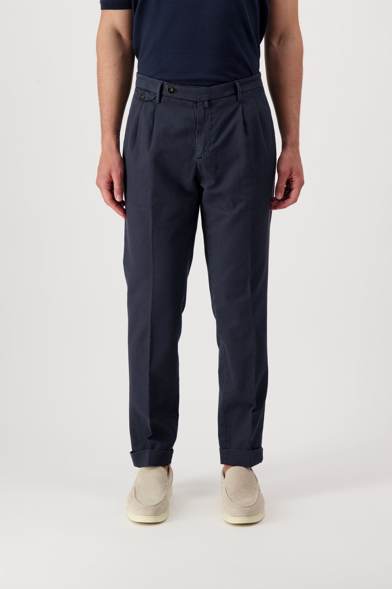 Pantaloni BG02 in Cotone e Lino - Pantaloni - Autore - Autore