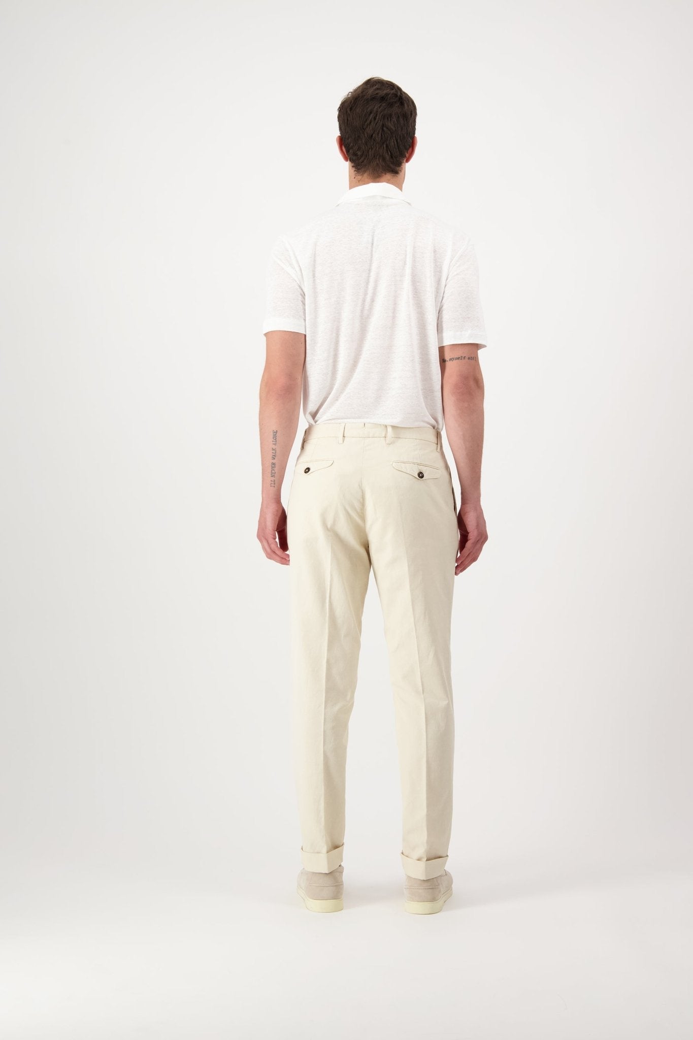 Pantaloni BG02 In Cotone e Lino - Pantaloni - Autore - Autore