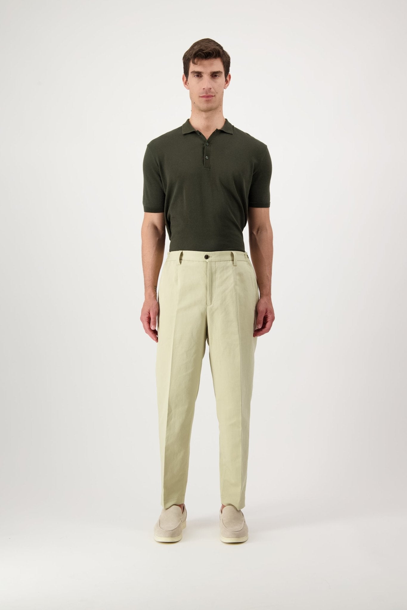 Portofinos Pantalone In Cotone e Lino - Pantaloni - Autore - Autore