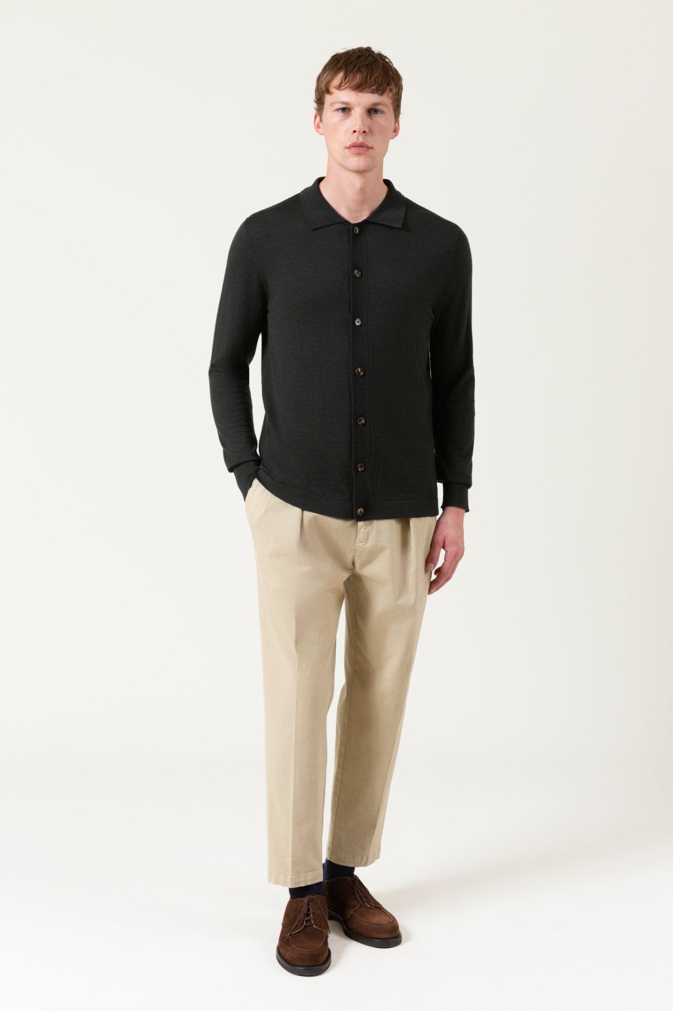 Autore Freeman Cardigan In Lana Merino - Maglioni - autore - brand - Autore