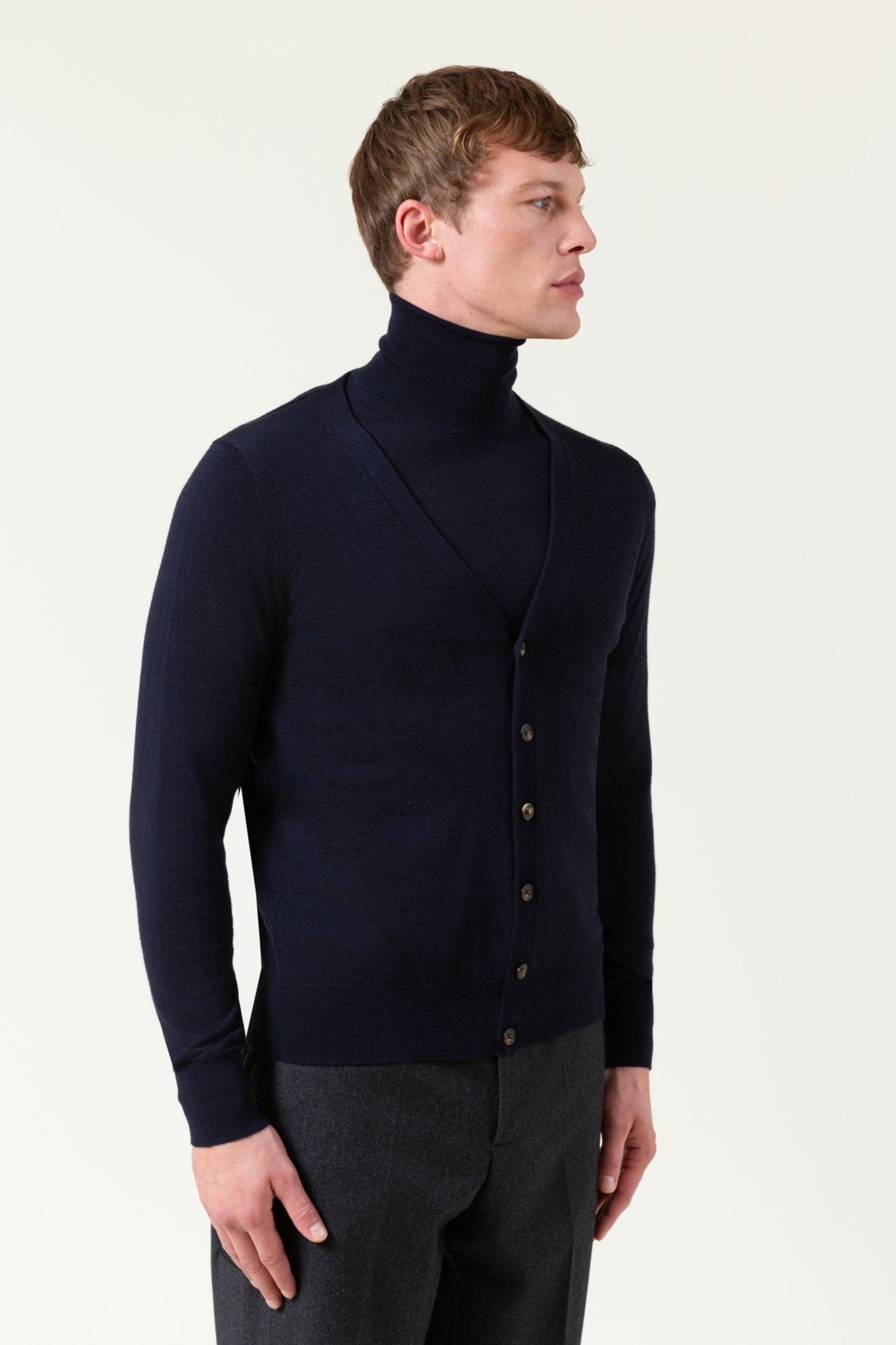 Autore Hoffman Cardigan In Lana Merino - Maglioni - autore - brand - Autore