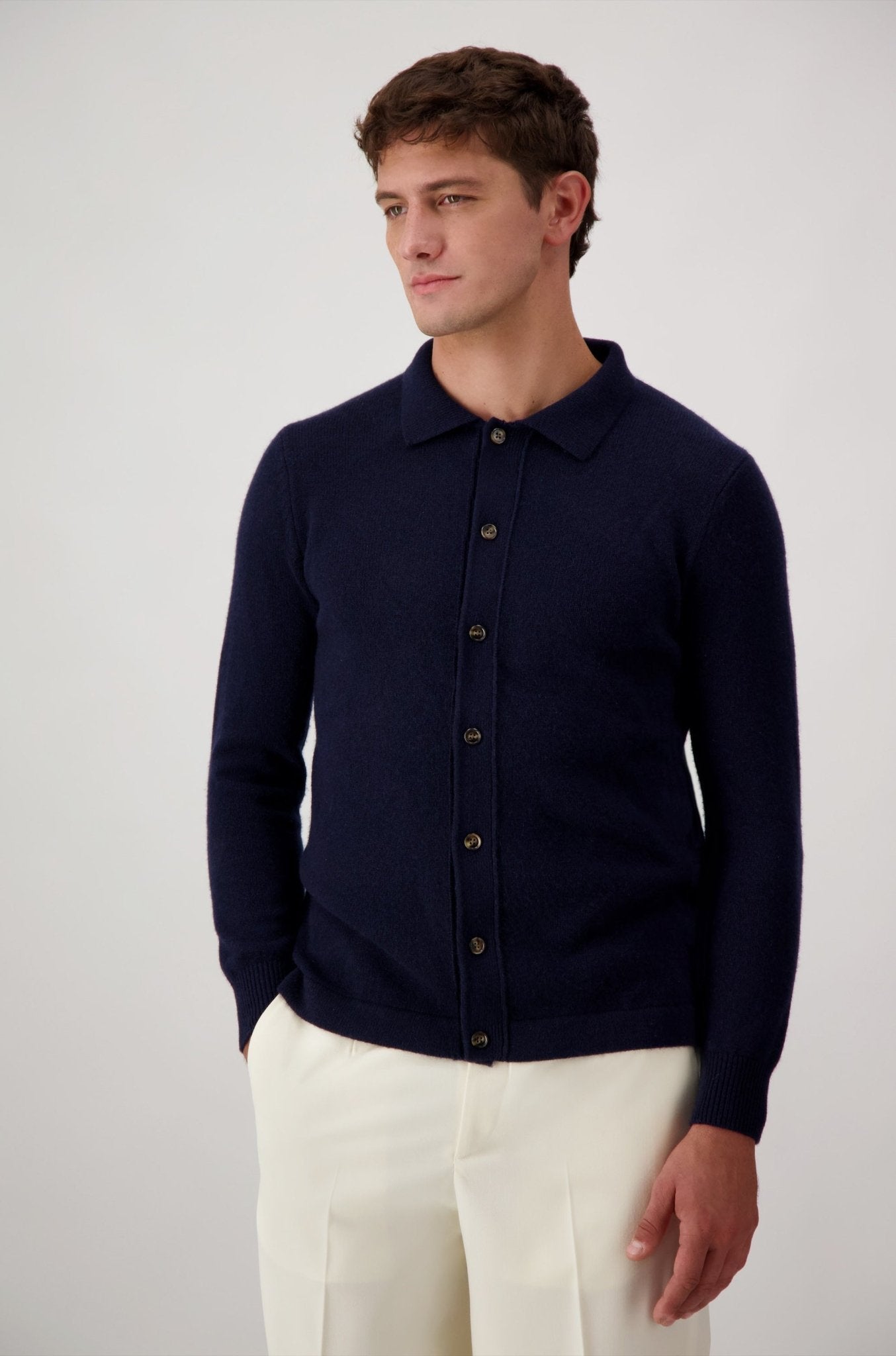 Cardigan Mcllroy In Lana E Cashmere - Maglioni - Autore - Autore