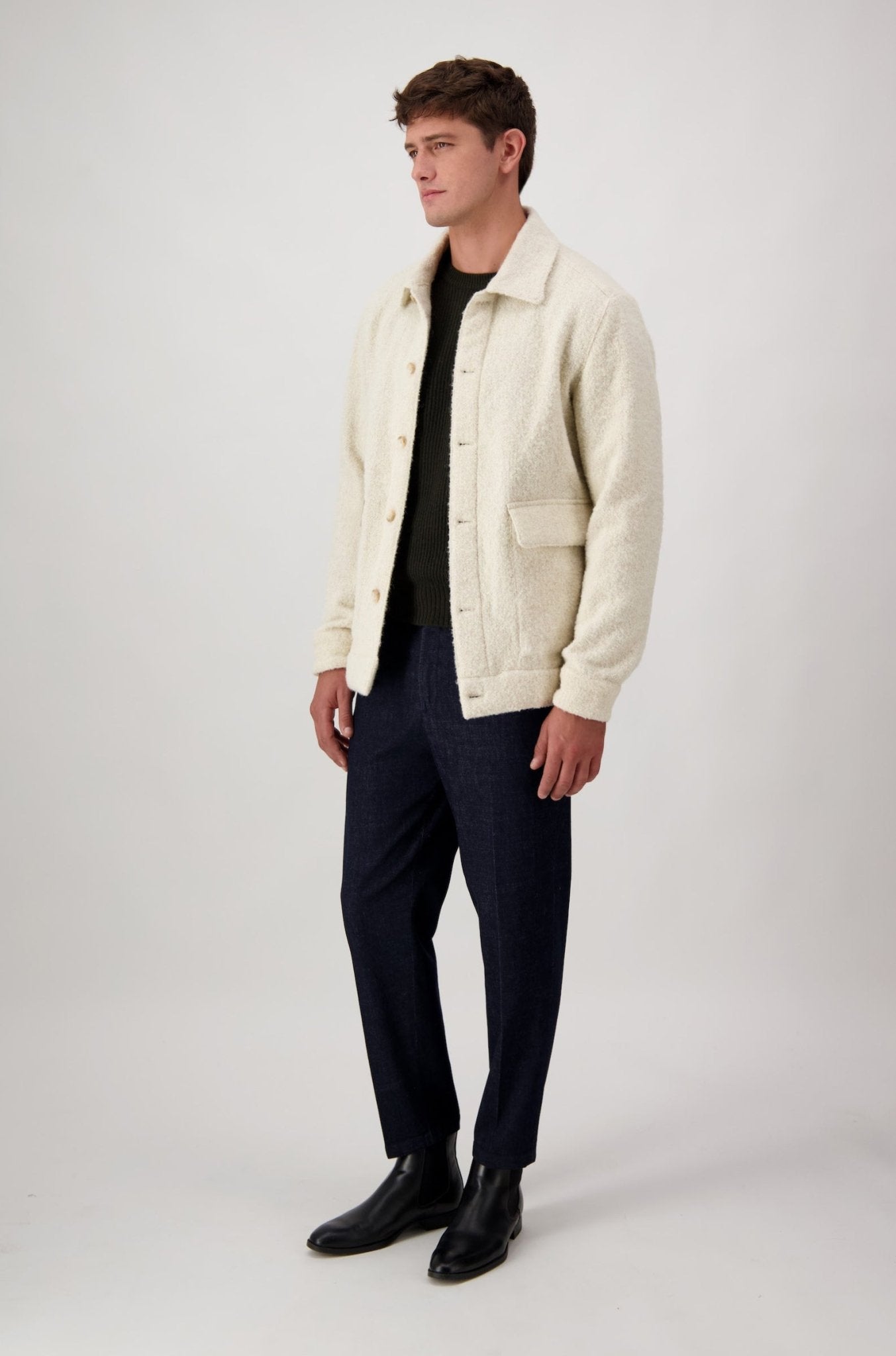 Giacca Craig In Lana Spazzolata - Giacche - Autore - Autore