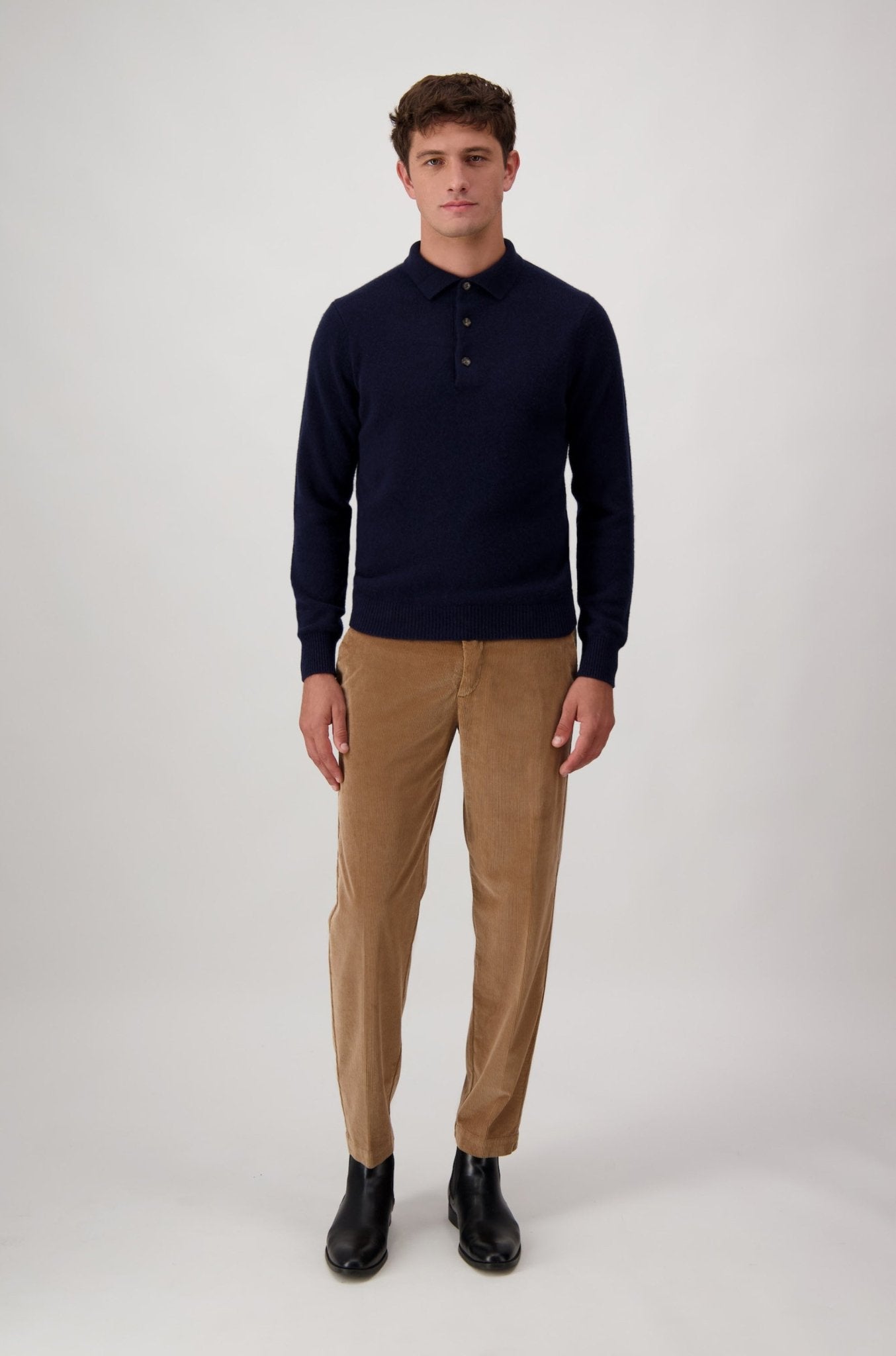 Maglia Polo Scheffler In Lana E Cashmere - Maglioni - Autore - Autore