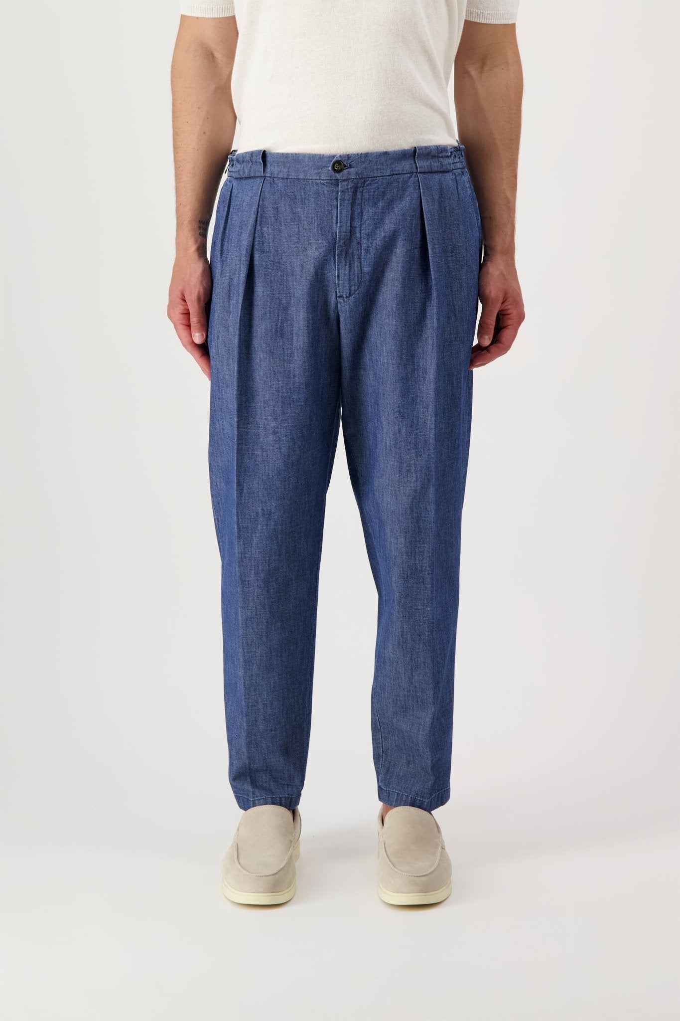 Pantalone Portobello in Denim - Pantaloni - Autore - Autore
