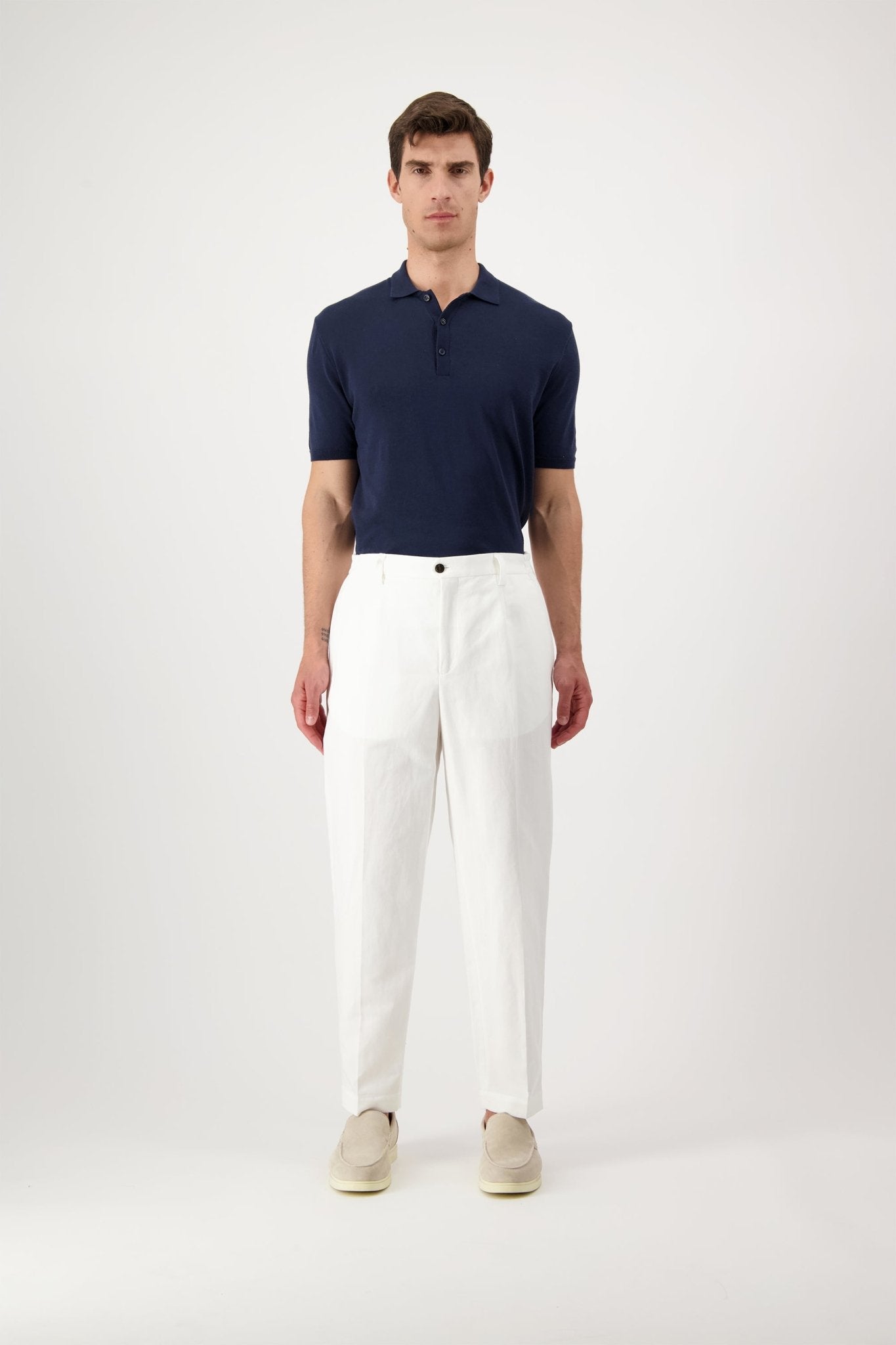 Pantalone Portofinos in Cotone e Lino - Pantaloni - Autore - Autore