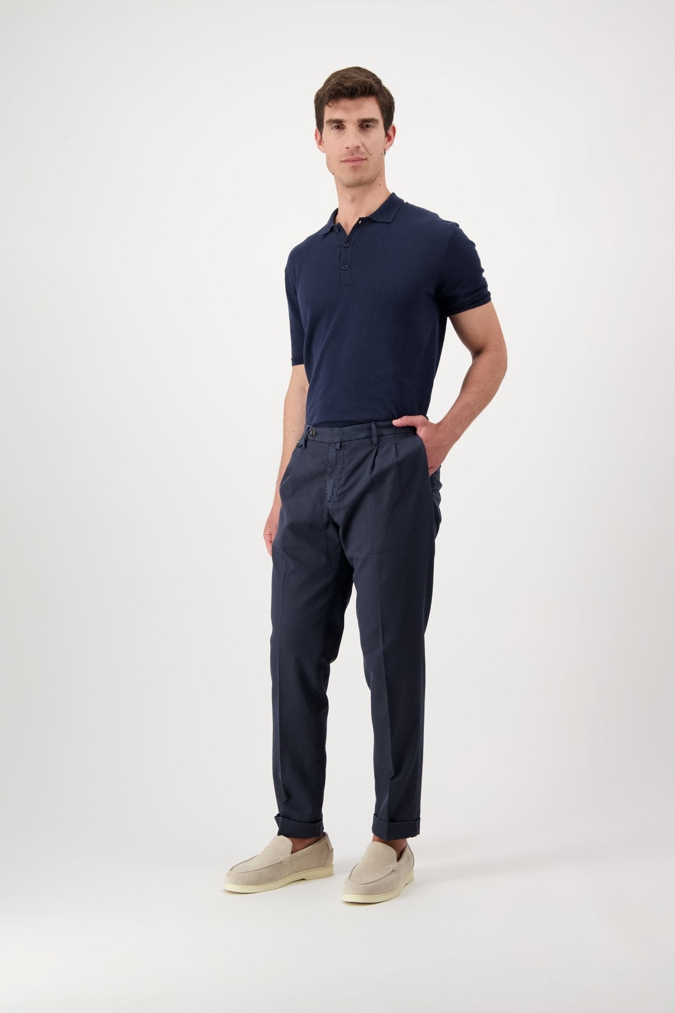 Pantaloni BG02 in Cotone e Lino - Pantaloni - Autore - Autore