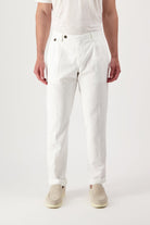 Pantaloni BG02 in Cotone e Lino - Pantaloni - Autore - Autore